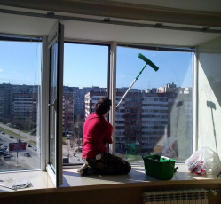 Мытье окон в однокомнатной квартире Агрыз